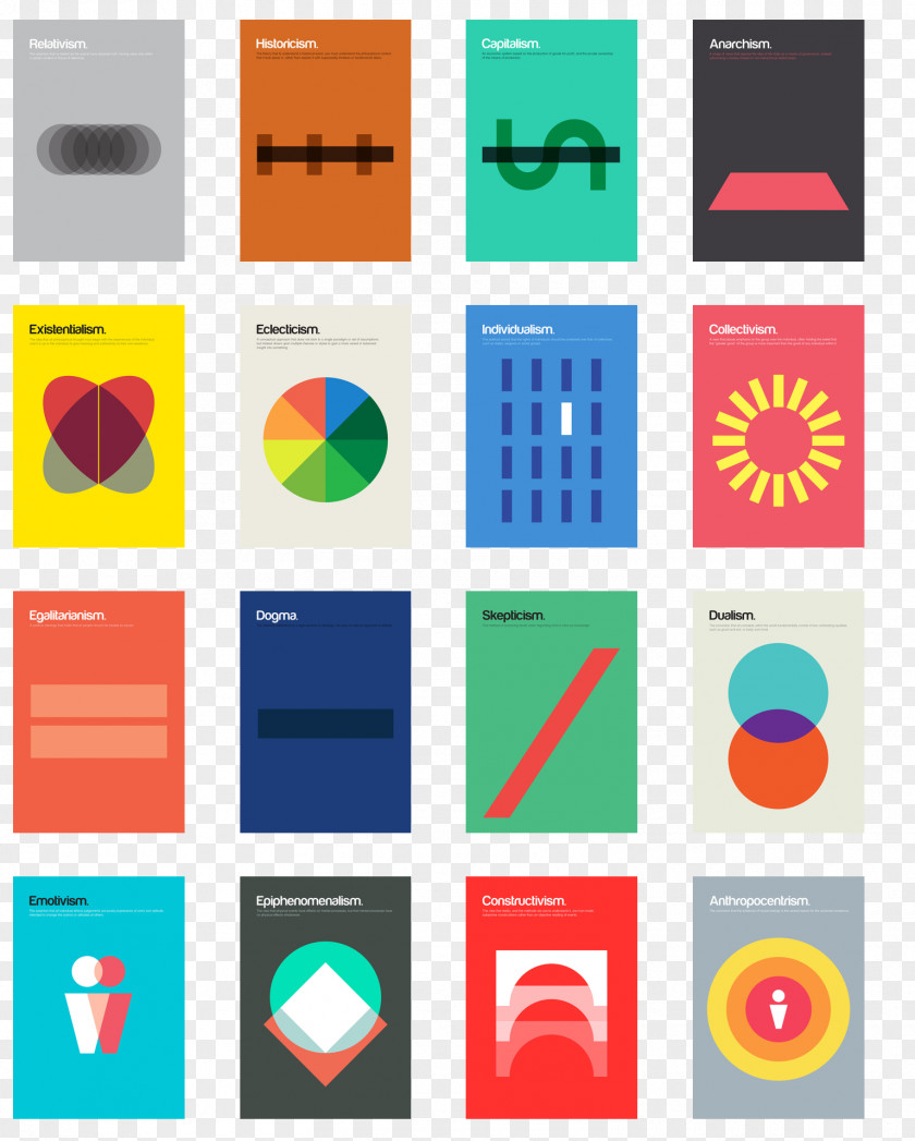 Shapes Graphic Design Philographics: Big Ideas In Simple Poster PNG