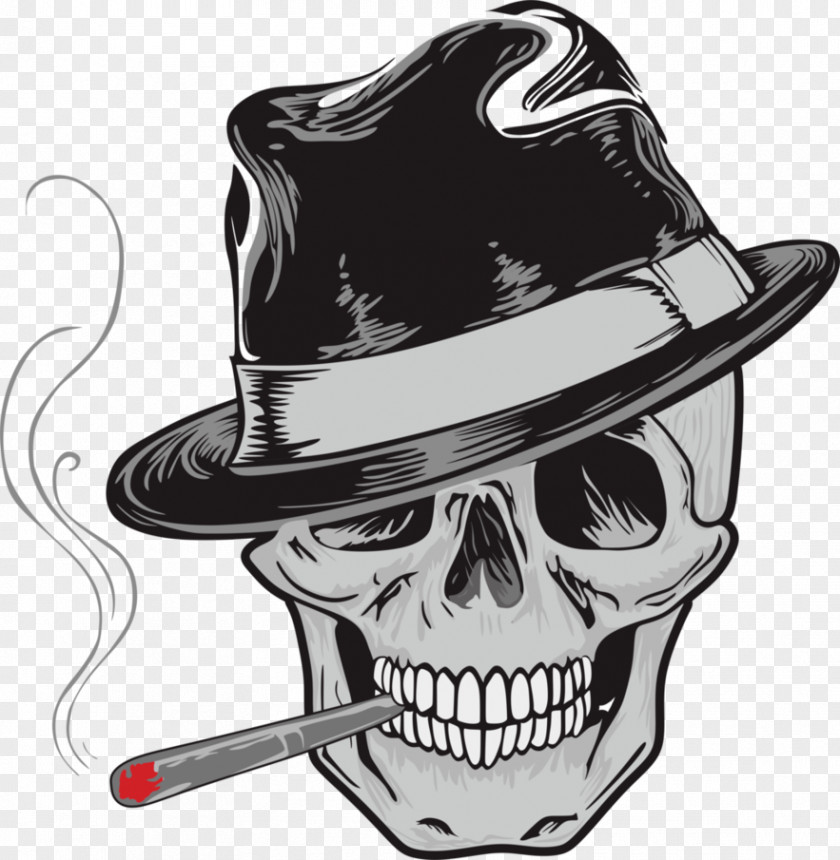 Skull And Crossbones Hat Death Drawing PNG