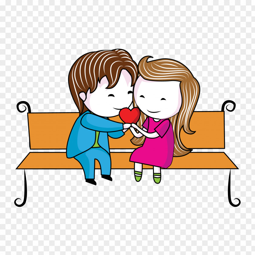 Benches Vector Graphics Love Image Illustration Romance PNG