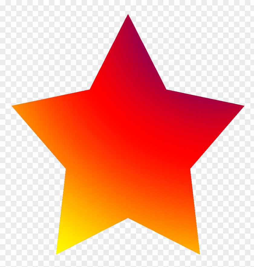 Simple Star Cliparts Color Red Clip Art PNG