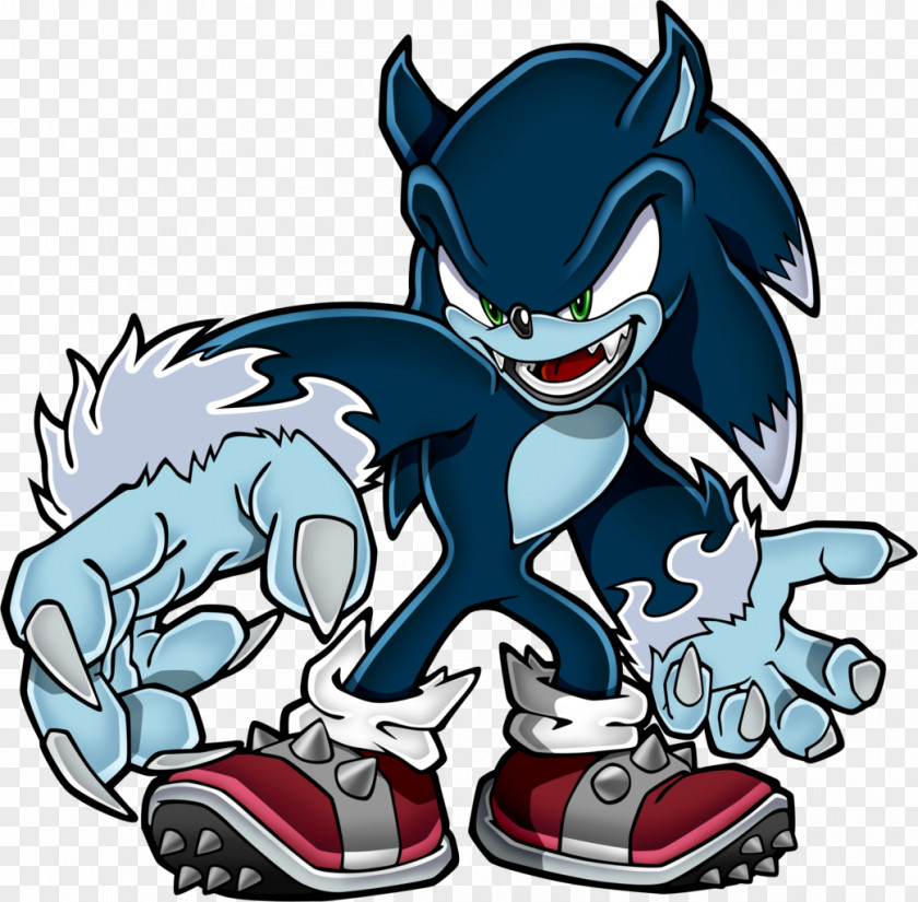 Werewolf Sonic Unleashed The Hedgehog Shadow Knuckles Echidna And Secret Rings PNG