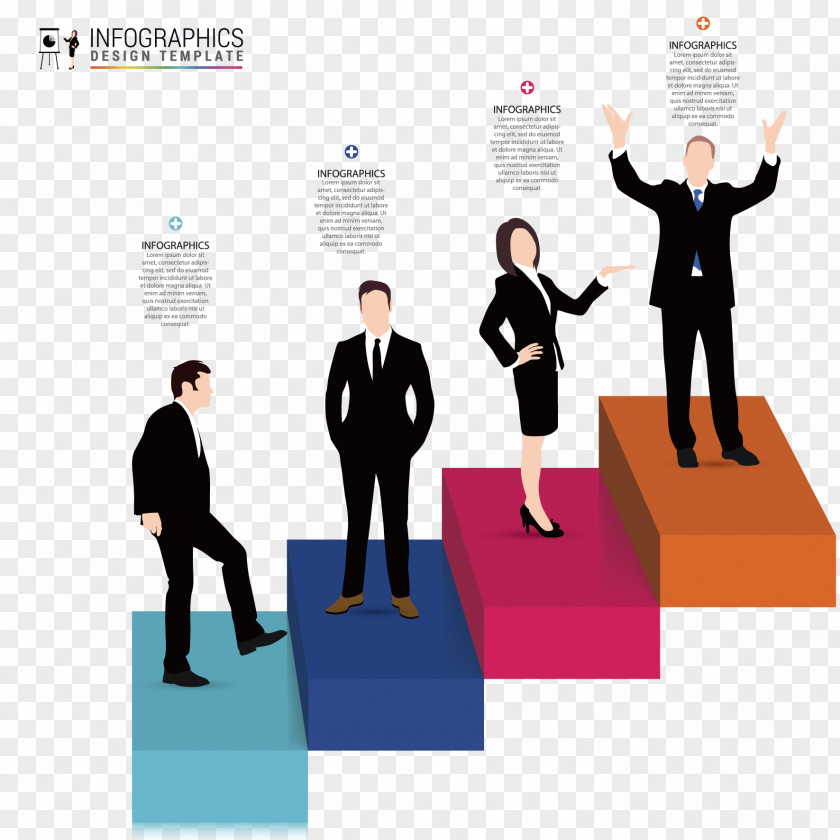 Business People Vector Businessperson Infographic Illustration PNG