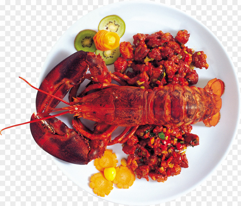 Delicious Lobster Seafood Beer Crayfish As Food Pearl Barley Kasha PNG