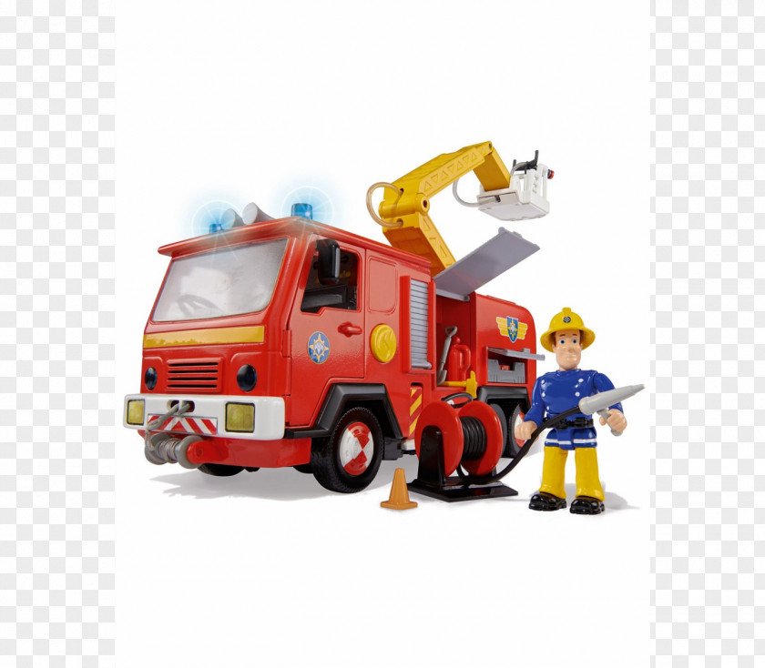 Fireman Firefighter Fire Engine Toy Siren Station PNG