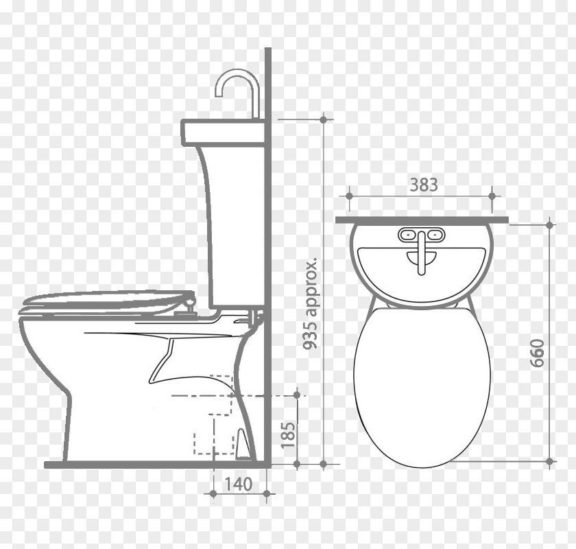 Sink Caroma Toilet Trap Bathroom PNG