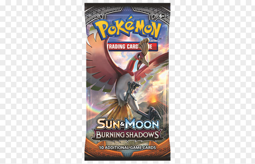 Card Pack Pokémon Sun And Moon Trading Game Booster Collectible PNG
