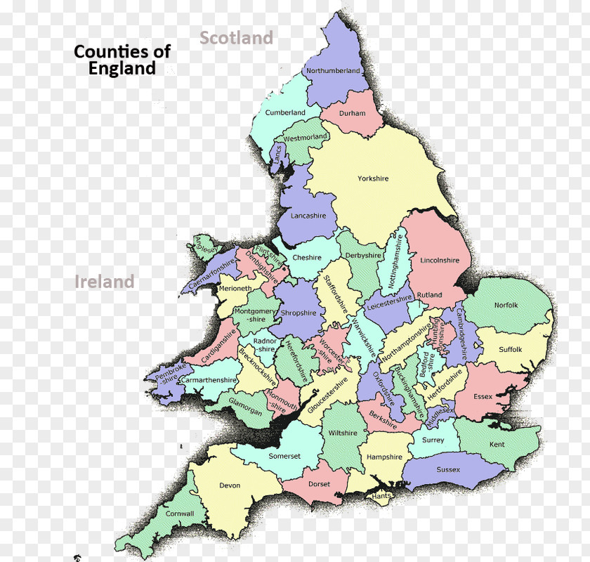 Map Southern England Lynmouth Cornwall Counties Of The United Kingdom PNG