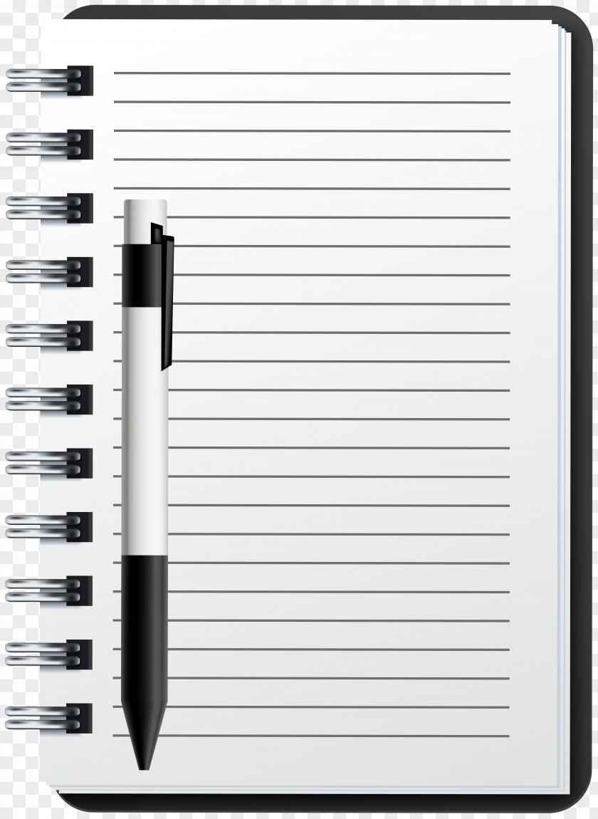 Notebook Clip Art Pen Paper PNG