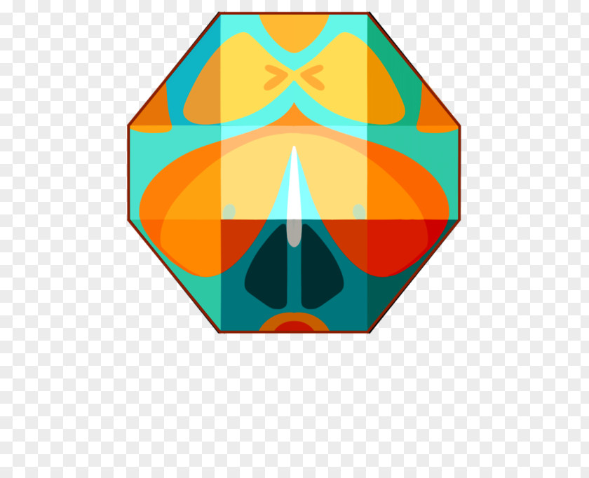 Peach Diamond Symmetry Pattern Line Clip Art Orange S.A. PNG