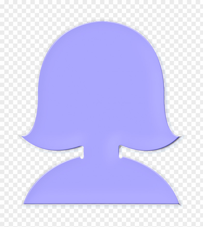 Electric Blue Violet Person Icon PNG
