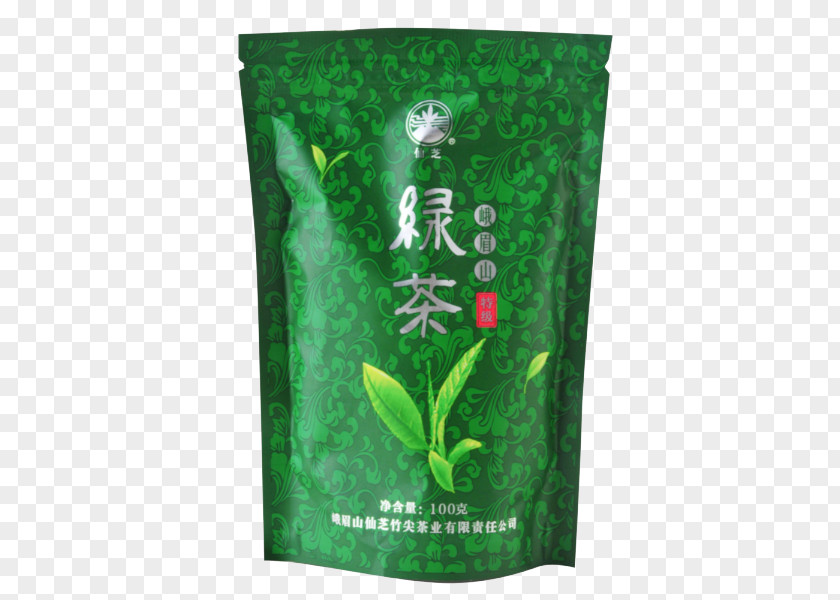 Emeishan Premium Green Tea Yuja Bag Herbal PNG