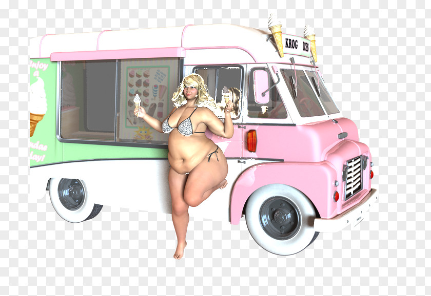 Ice Cream Truck Car Product Design Automotive Motor Vehicle PNG