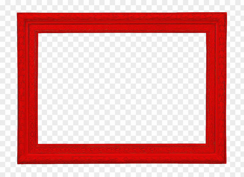 Rectangle Red Background Frame PNG