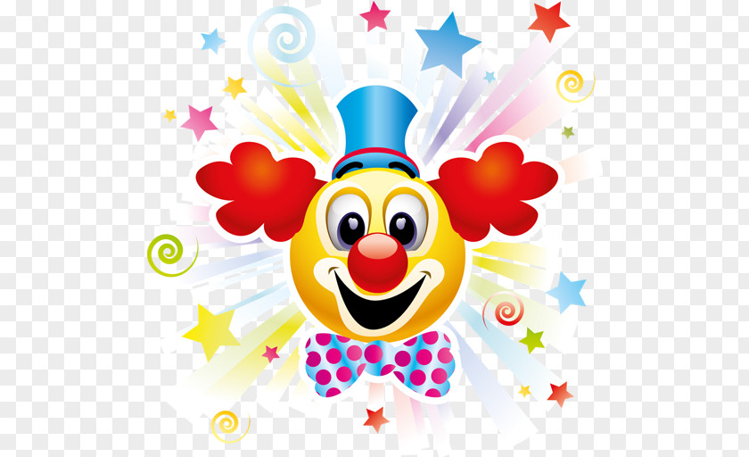 Clown Circus Party PNG