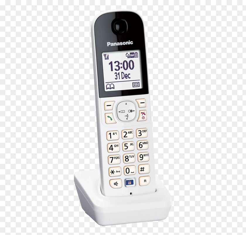 How Fast Is A Kx 80 Cordless Handset Telephone Digital Enhanced Telecommunications Panasonic PNG