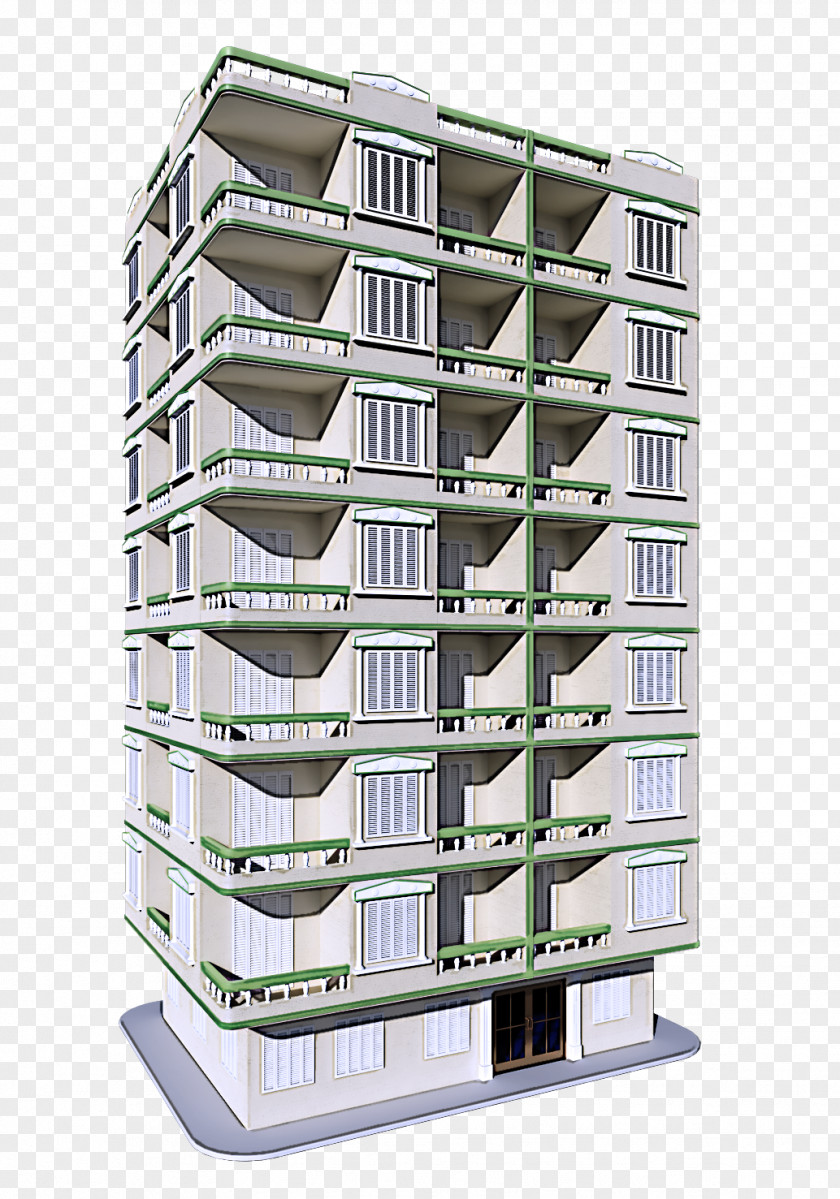Tower Block Condominium Architecture Building Real Estate PNG