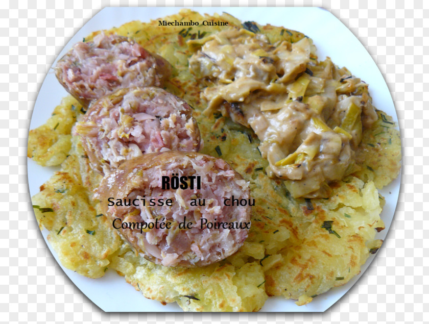 Western Recipes Recipe Choucroute Garnie Potato Pancake Vegetarian Cuisine Quiche PNG