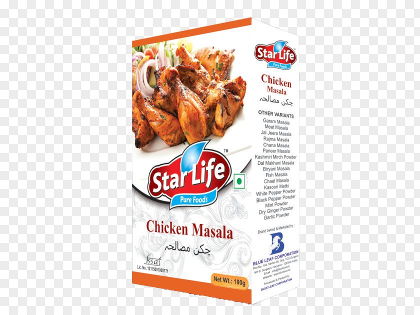 Chicken Masala Tikka Flavor Recipe Food Spice PNG