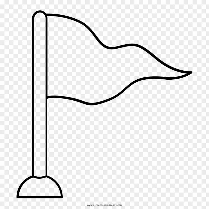 Flag Coloring Book Drawing Page PNG