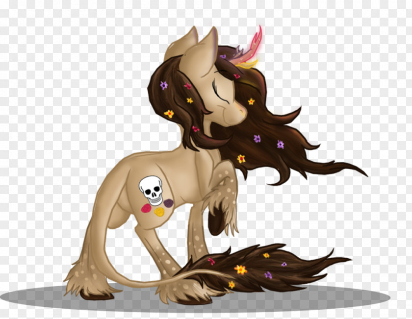 Horse Cat Cartoon Figurine PNG