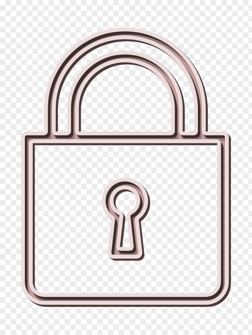 Metal Security Icon Password Lock PNG