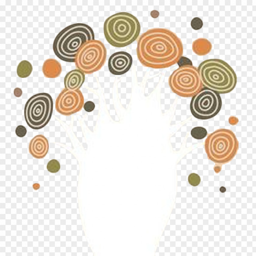 Mushroom Tree Painting Adobe Illustrator Illustration PNG