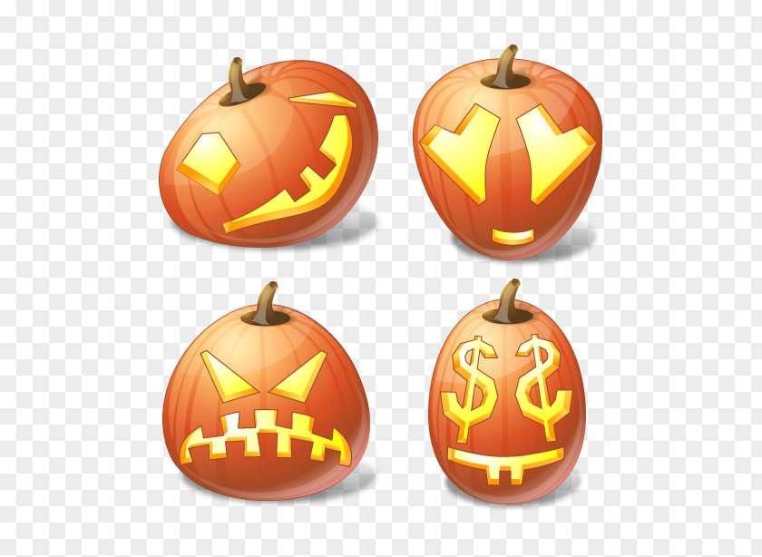 Pumpkin Emoticons Halloween Jack-o-lantern Icon PNG
