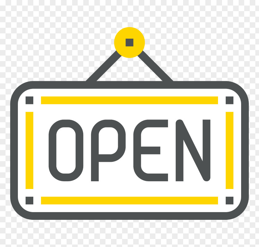 SHOP Open Icon Design PNG