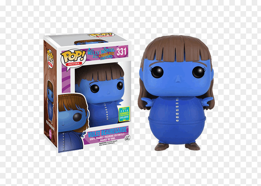 The Willy Wonka Candy Company Violet Beauregarde San Diego Comic-Con Funko PNG