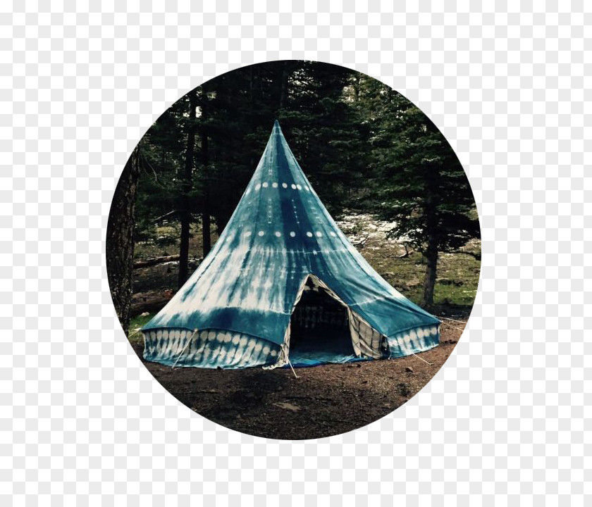 Tipi Tent Camping Tie-dye Hippie PNG