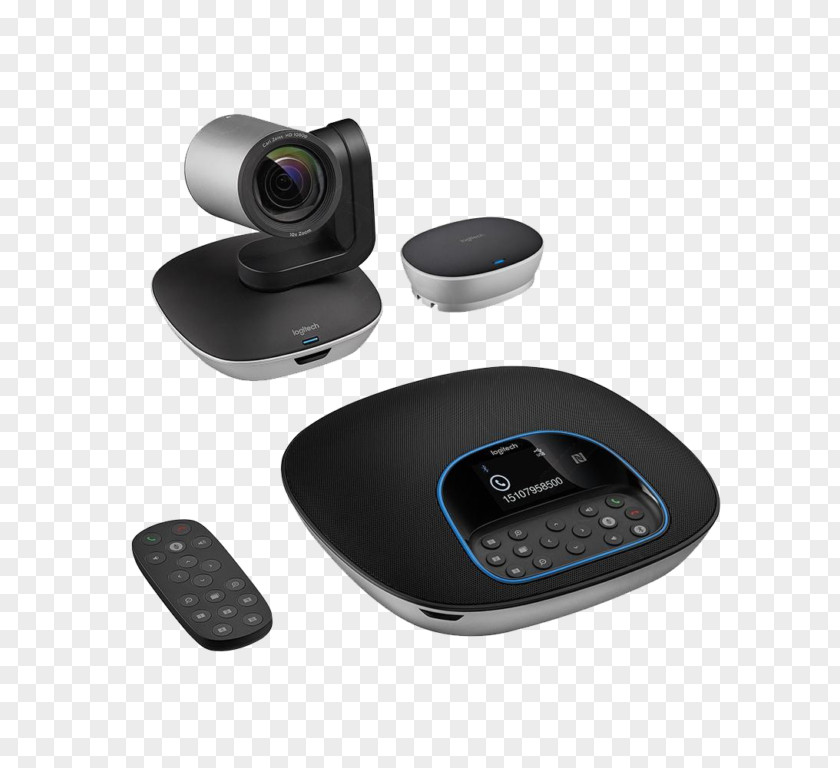 Video Conferencing Kit Grupo Logi BundleWebcam Full HD Webcam 1920 X 1080 Pix Logitech GROUP Stand 960-001054 Group Hd And Audio System PNG