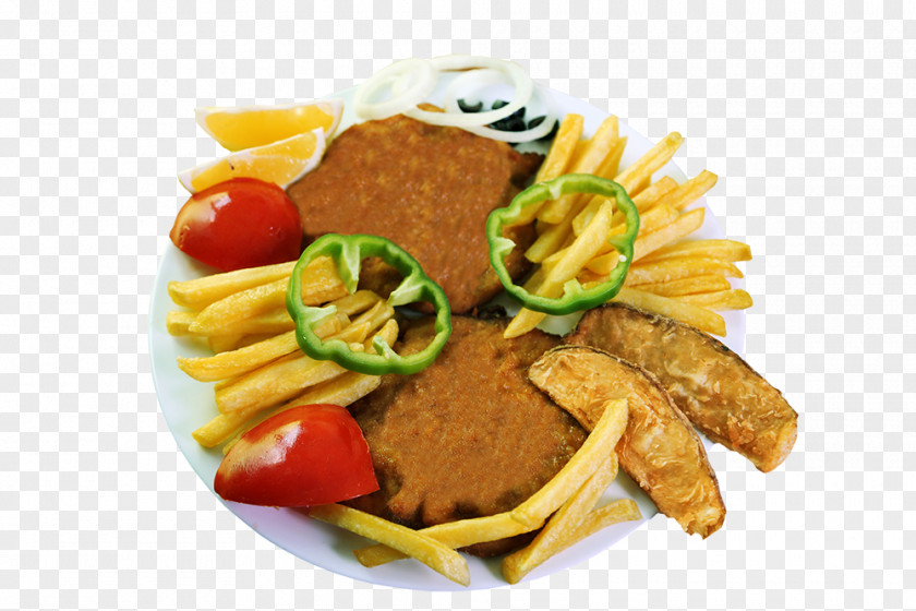 Chicken French Fries European Cuisine And Chips Sandwich PNG