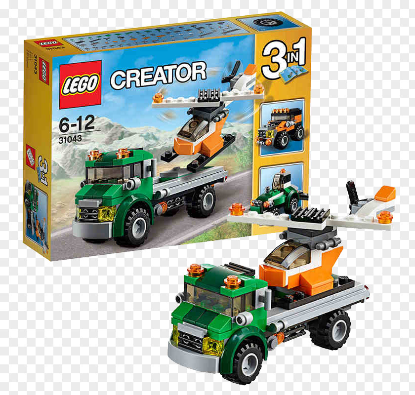 Lego Transformers Toy Truck Helicopter Creator City PNG