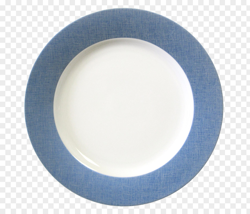 Plate Charger Blue Tableware Bone China PNG