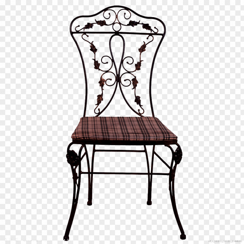 Antique Pattern Armchair Chair Table Stool Furniture PNG