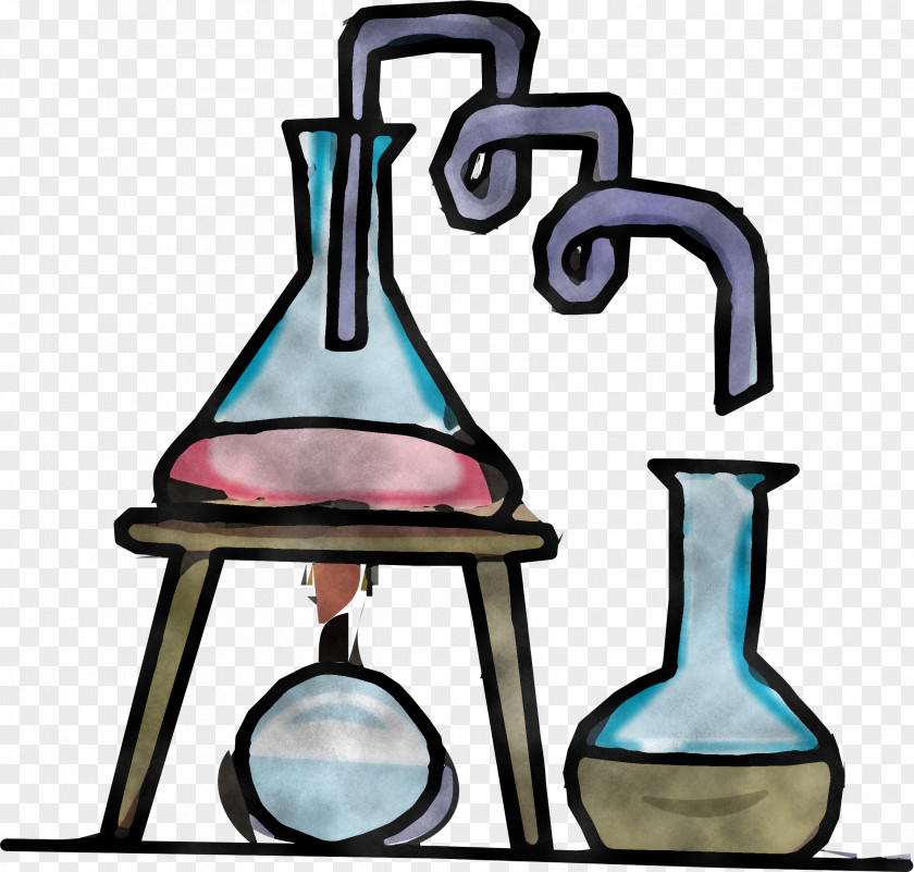Chemistry Glass Laboratory Flask Science Equipment PNG