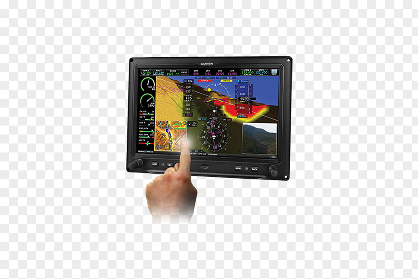 Laptop GPS Navigation Systems Garmin G3000 Electronic Flight Instrument System Touchscreen PNG