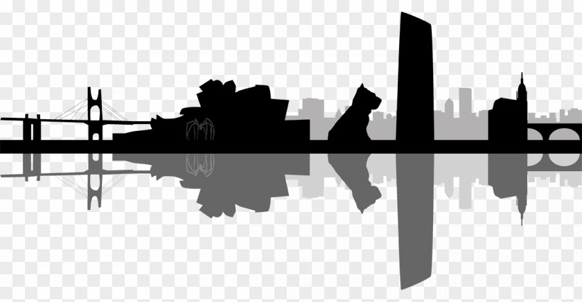 Silhouette Bilbao Vector Graphics Illustration Skyline Photography PNG