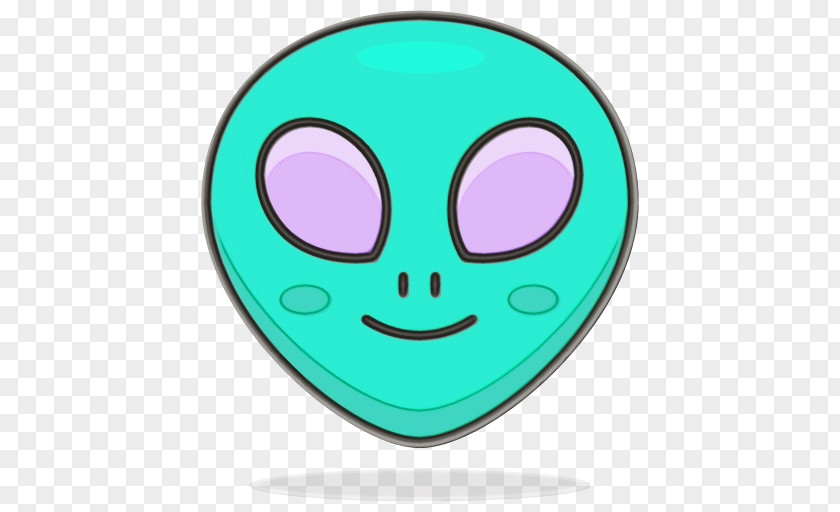 Symbol Aqua Green Smiley Face PNG