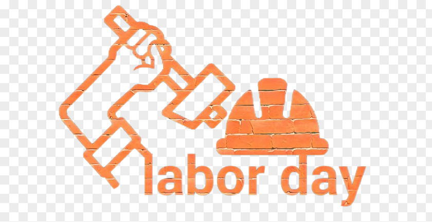 Logo Text Labor Day Memorial PNG
