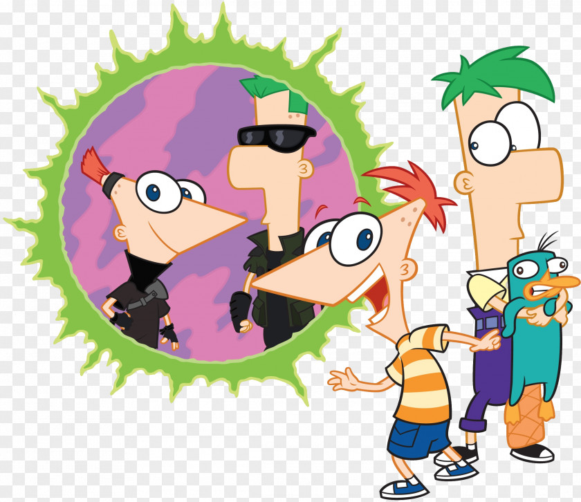 Phineas And Ferb Fletcher Perry The Platypus Flynn Candace Dr. Heinz Doofenshmirtz PNG