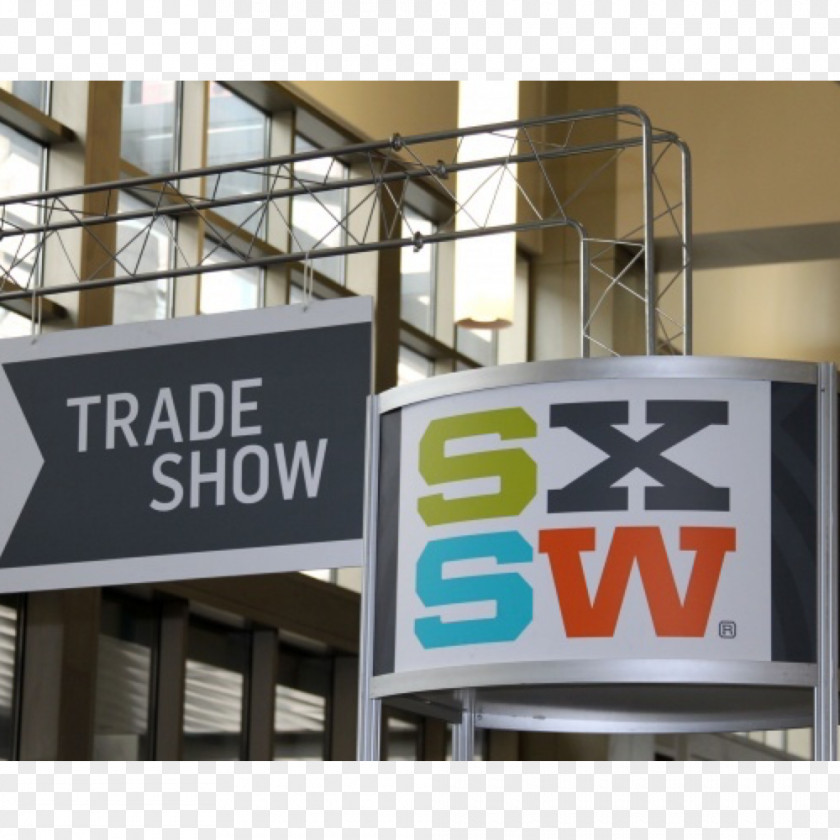 South By Southwest Trade Show Display Computer Banner PNG