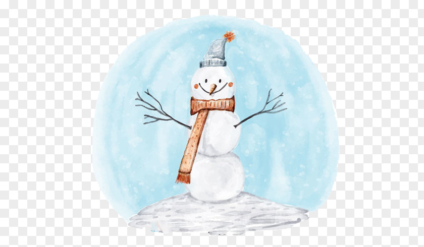 Winter Snowman PNG