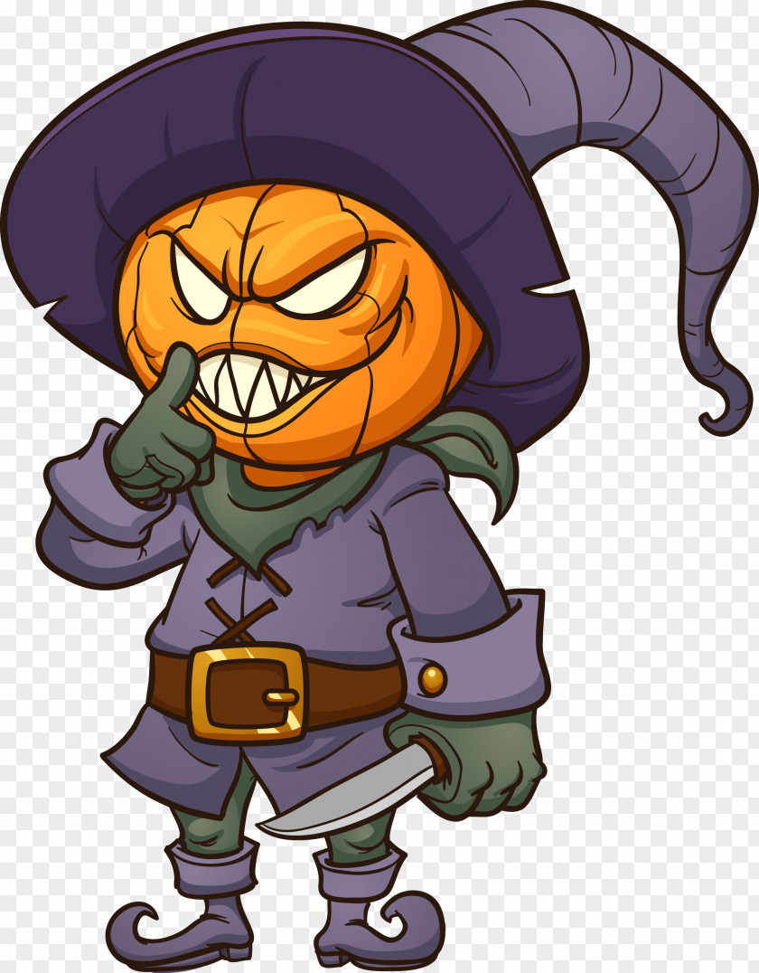 Creepy Halloween Monster PNG