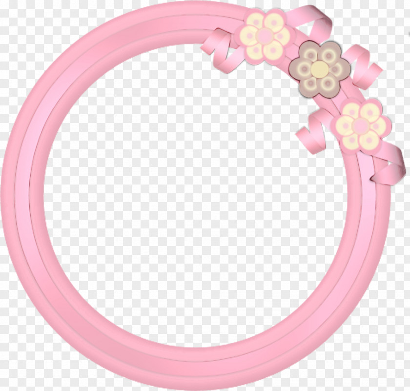 Oval Pink Circle PNG