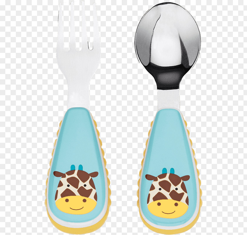 Skip Hop Baby Zoo Little Kid And Toddler Fork Spoon Utensil Set Nikidom Tenedor & Cuchara Kitchen PNG