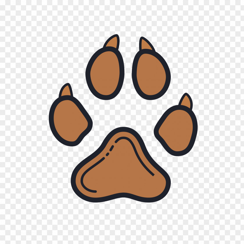 Dog Cat Paw Silhouette Clip Art PNG