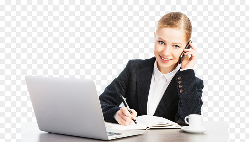 Laptop On Desk Job Interview Recruitment Telephone Business PNG