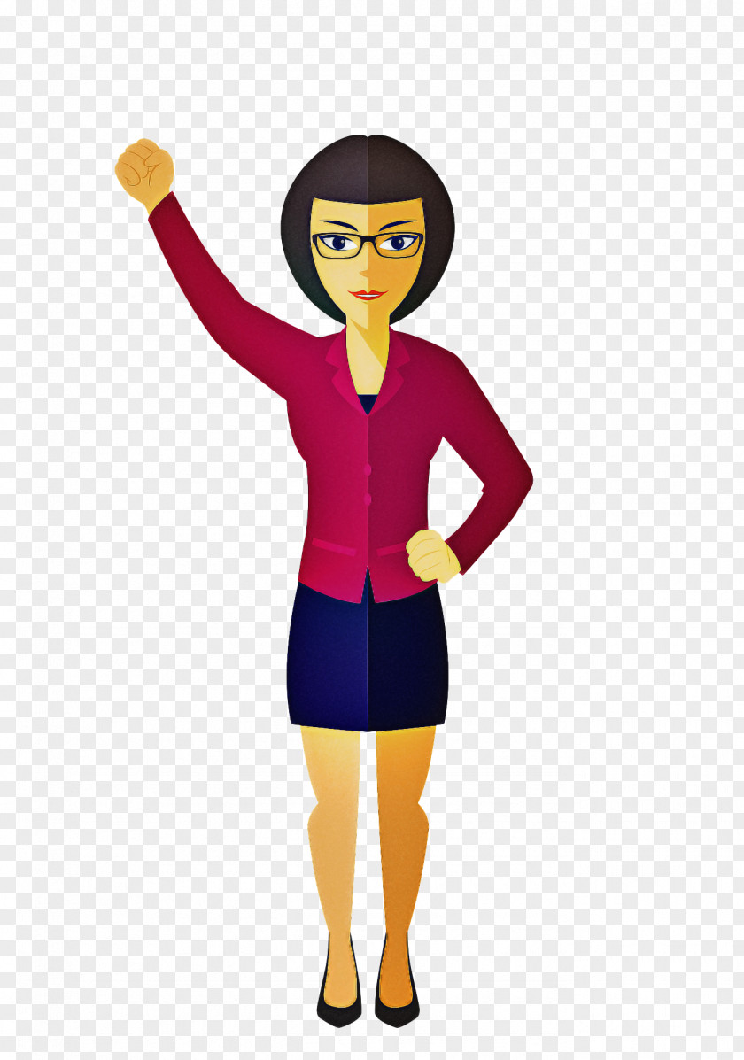 Style Thumb Business Woman PNG