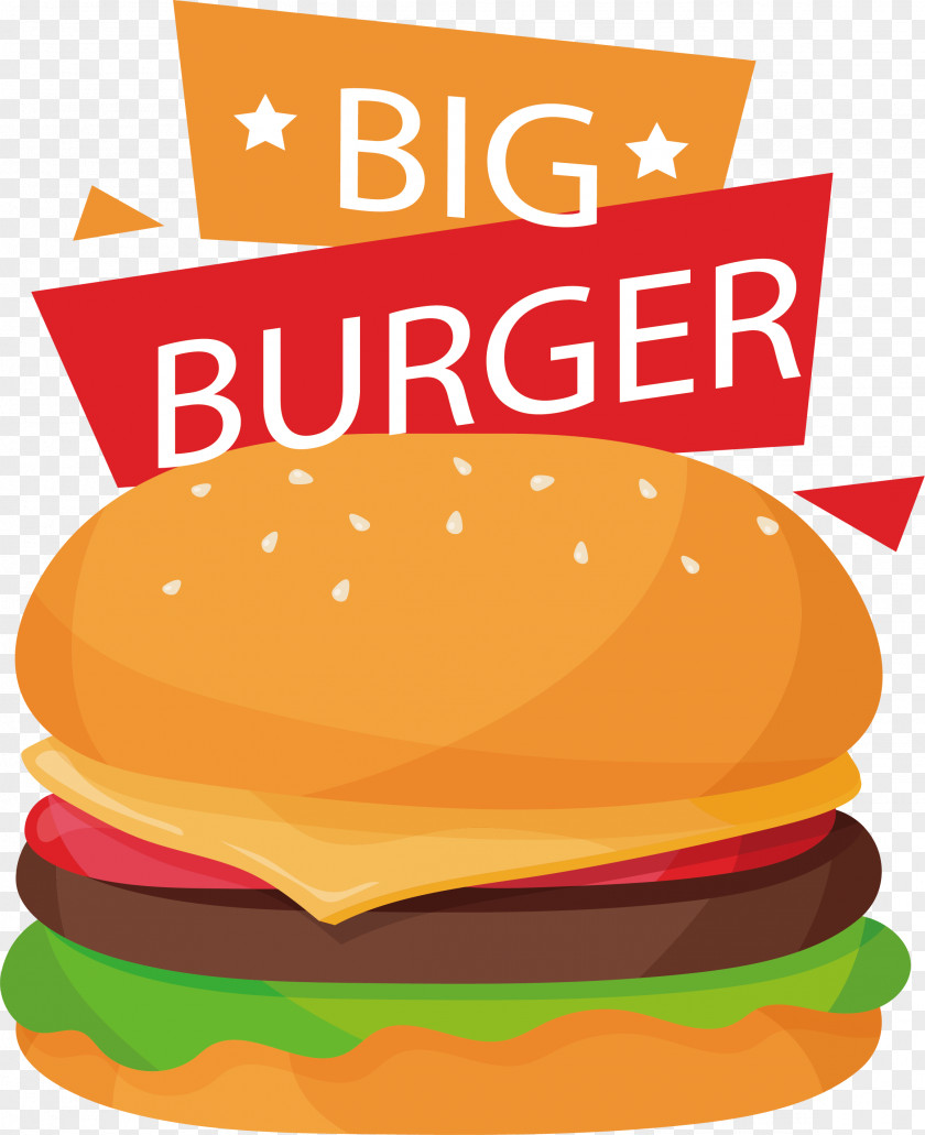 Super Beef Burger Hamburger Euclidean Vector PNG
